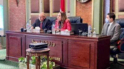 وزارة الخارجية تستقبل نائب وزير الاتصالات وتكنولوجيا المعلومات للتطوير المؤسسي