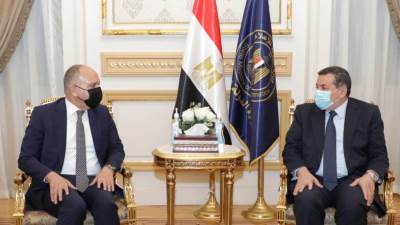 "هيكل" يستقبل سفير الأردن الجديد بالقاهرة 