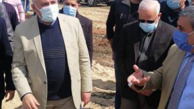 وزير الري ومحافظ بورسعيد يتابعان تبطين ترعة التينة باستثمارات 76 مليون جنيه