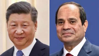 السيسي يبحث هاتفياً مع الرئيس الصيني تداعيات ازمة كورونا وتوفير اللقاحات 