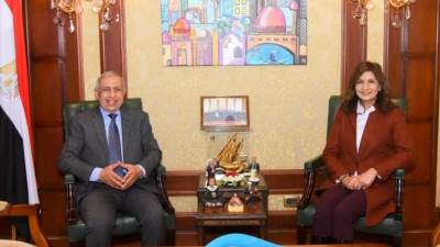 وزيرة الهجرة تستقبل رئيس الأكاديمية العربية للعلوم والتكنولوجيا والنقل البحري لبحث سبل التعاون المشترك