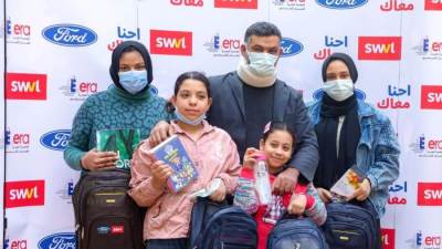  فورد و صندوق  فورد يتبرعون بمبلغ 600 ألف جنيه مصري لشراء مستلزمات التعليم والرعاية الصحية لأطفال كباتن "سويڤل" العائدين إلى مدارسهم للفترة الأكاديمية الثانية