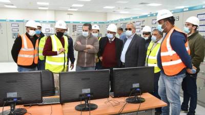 مسئولو الإسكان يقومون بجولة تفقدية للمشروعات السكنية والخدمية بمدينة المنصورة الجديدة