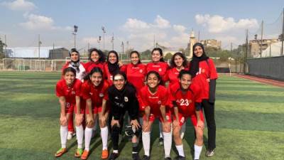 سيدات الصيد لكرة القدم تفزن علي فريق ايديال بنتيجة 4 / 1