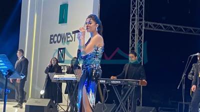 روبي تشعل حفل انطلاق مشروع "إكو وست" لـشركة نيو سيتي للتنمية بسفح الأهرامات