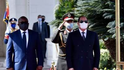 الرئيس السيسي يؤكد استعداد مصر لتقديم الدعم الممكن لترسيخ استقرار غينيا بيساو