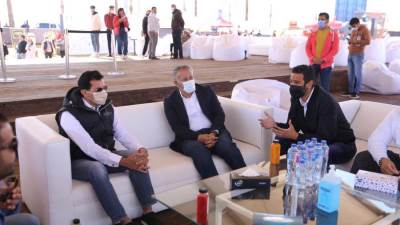 وزير الشباب يشهد تحديات تاف مادر بمدينة O West بأكتوبر