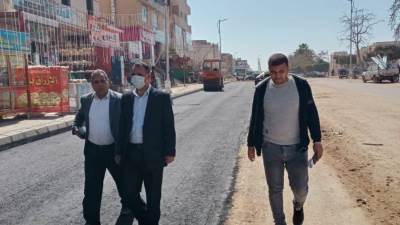 رئيس جهاز "بدر" يتفقد أعمال تطوير مدخل المدينة وطرق الحي الأول لتلبية التوسعات المستقبلية