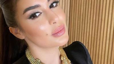 ياسمين صبري ترتدي اغلي عقد في العالم 