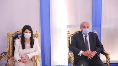 وزيرا التموين والتعاون الدولي ومحافظ الجيزة يفتتحون المركز الإقليمي لتكنولوجيا تخزين الحبوب بصومعة برقاش بمنشأة القناطر