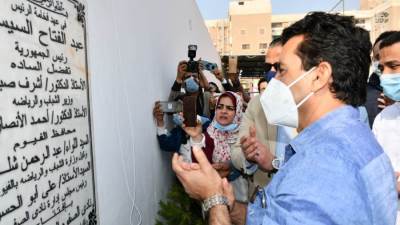 وزير الشباب والرياضة يفتتح نادي الصفوة بالفيوم 