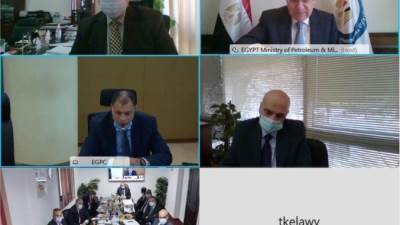 وزير البترول اعتماد نتائج اعمال شركه بتروسيف لعام 2020