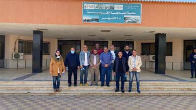 جهاز 6 أكتوبر يستقبل وفد من شركة "مياه البحر الأحمر" والمعمل المرجعي