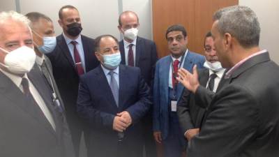وزير المالية.. فى افتتاحه لمأمورية الضرائب العقارية بشرم الشيخ