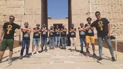 وزارة السياحة والاثار تنظم زيارات للفوج الاول لقطار الشباب بالاماكن السياحية بمحافظة الاقصر