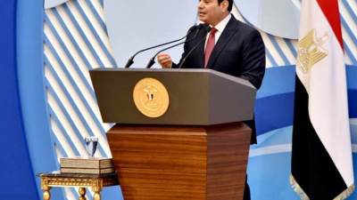 نص كلمة السيسي في احتفالية المرأة المصرية و الأم المثالية.