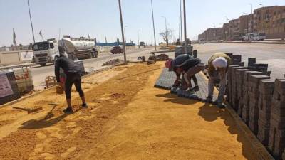 رئيس الجهاز: تكثيف أعمال تطوير الطرق والمحاور الرئيسية بالتجمع الأول