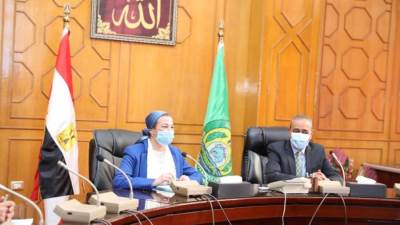 وزيرة البيئة تتابع اخر مستجدات منظومة المخلفات بالاسماعيلية