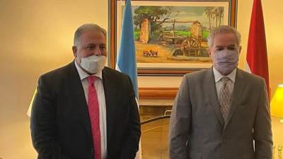 سفير مصر فى بوينس أيرس يلتقي وزير الخارجية الأرجنتيني في حضور سفراء المجموعة العربية