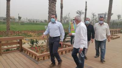 مسئولو "الإسكان" يتفقدون الموقف التنفيذى لمشروعى تطوير "بحيرة عين الصيرة" و"منطقة سور مجرى العيون"