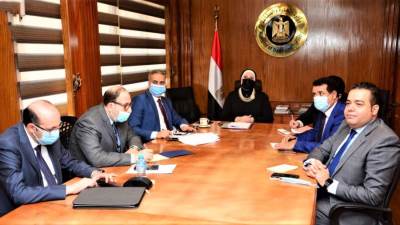 وزيرة التجارة والصناعة تبحث مع نظيرتها السويدية فرص تعزيز التعاون المشترك بين البلدين