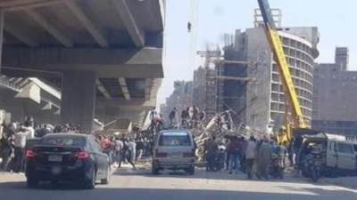 عاجل| انهيار كوبري قيد الإنشاء في المريوطية.. وأنباء عن سقوط ضحايا