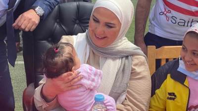 وزيرة التضامن الاجتماعي تشهد احتفالية "أبناء مصر" في دور الايتام