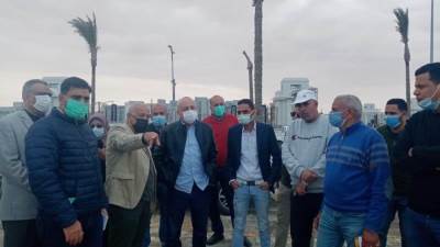 مسئولو "الإسكان" يتفقدون الأبراج الشاطئية وعمارات "الداون تاون"  بمدينة العلمين الجديدة