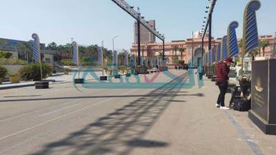 عاجل: بدأ التجهيزات الاخيره لموكب الموميات الملكيه