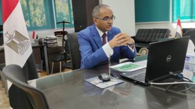 نائب وزير الإسكان يشارك فى ندوة "التحول الأخضر في مصر: نظرة عامة على خطط مصر للإصلاح الأخضر” 