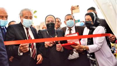 وزيرا التجارة والصناعة والتموين يفتتحان معرض "أهلا رمضان» بمحافظة الجيزة