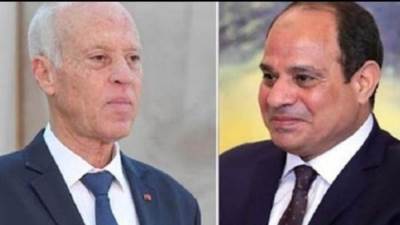 الرئيس السيسي يستقبل نظيره التونسي بقصر الاتحادية