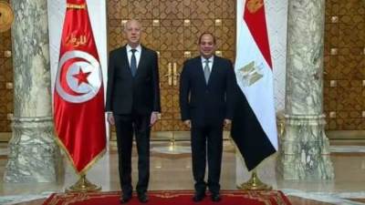 الرئيس التونسى: الأمن القومى لمصر أمننا ولن نقبل المساس بالمياه