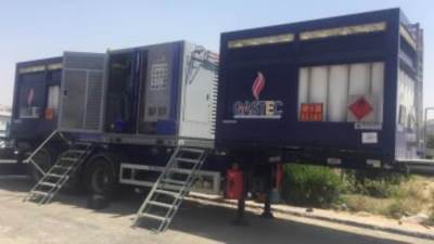 أول محطة متنقلة لتموين السيارات بالغاز الطبيعى المضغوط.. التفاصيل