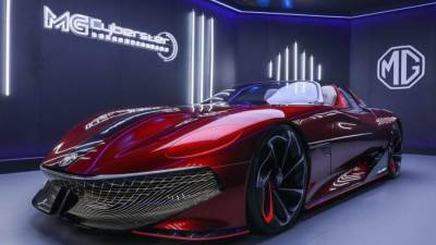 MG  سيبرستر الاختبارية تخطف الانظار لتطل علي المستقبل