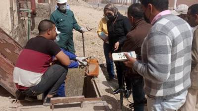  جهاز خليج السويس تترأس حملة لسحب عينات من صرف المصانع للتأكد من مطابقتها للمواصفات