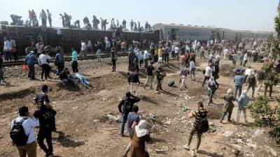 الصحة: إصابة 97 مواطنًا في حادث قطار طوخ ووزيرة الصحة تتوجه إلى محافظة القليوبية لمتابعة المصابين