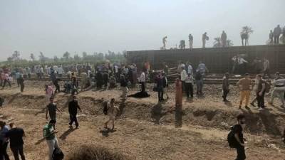 الاتحاد الأوروبى وبريطانيا وأمريكا يعربون عن التعازى فى ضحايا حادث قطار طوخ