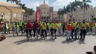 الجامعة البريطانية تنظم اليوم الرياضي بحضور وزير الشباب والرياضة ضمن مبادرة "دراجتك صحتك""