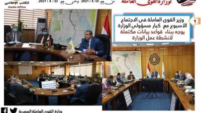  القوى العاملة:تحصيل 9.6 مليون جنيه مستحقات مصريين بـ 3 دول عربية  وتعيين 6775 ألفا في 6محافظات