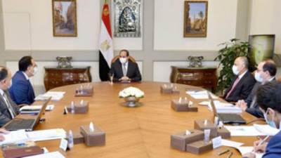 الرئيس السيسي يوجه بالاستمرار فى الحفاظ على معدلات الأداء الاقتصادى الإيجابية