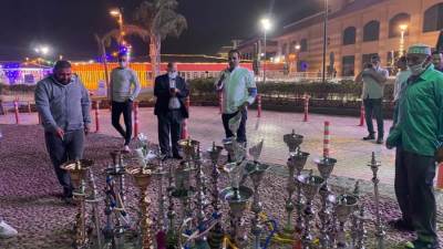 أجهزة المدن الجديدة تواصل حملاتها على المقاهي والمولات التجارية لمجابهة كورونا