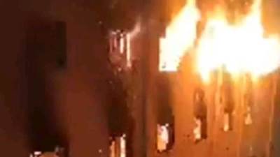 متحدث الأرثوذكسية :الحريق تم بعد الصلاة ولا يوجد اصابات 