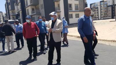 مسئولو "الإسكان" يتفقدون الوحدات السكنية بمدينة المنصورة الجديدة