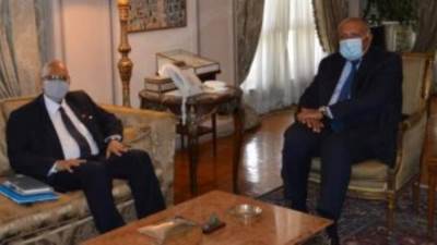 شكرى يؤكد لوزير خارجية مالى حرص مصر على نشر المفاهيم الصحيحة للإسلام