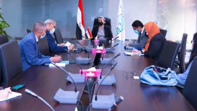 وزيرة البيئة تلتقى ممثلى منظمة الفاو لبحث أوجه التعاون بينهم