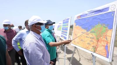 وزير النقل يتابع معدلات تنفيذ مشروع تطوير ورفع كفاءة الطريق الدولي الساحلي