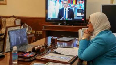 وزيرة الصحة تشارك في الحوار الدولي حول "مبادرة النظم الصحية المرنة للمناخ" 