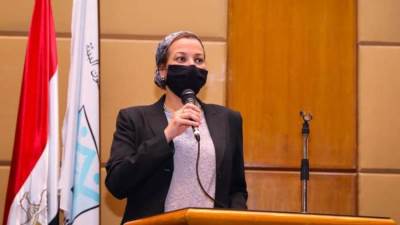 وزيرة البيئة تشهد مراسم توقيع تنفيذ وحدة غاز حيوى بحديقة الحيوان بالجيزة