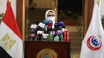 وزيرة الصحة: استقبال أول شحنة للمواد الخام لبدء تصنيع لقاح "سينوفاك" 18 من شهر مايو الجاري 